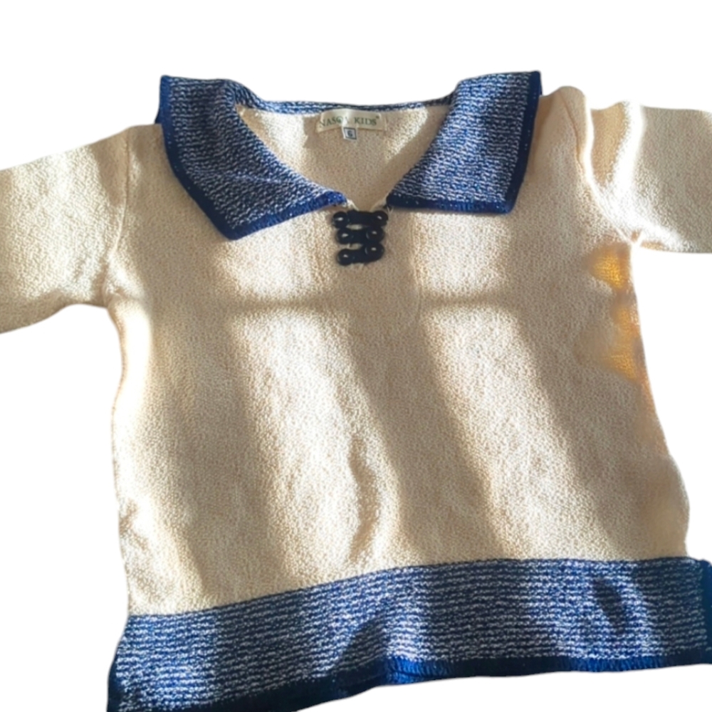NASOA KIDS BOYS SAILOR SWEATER NEW